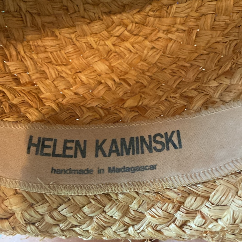 Helen Kaminski Straw Wide Brim Round Hat Handmade in Madagascar - Picture 5 of 6